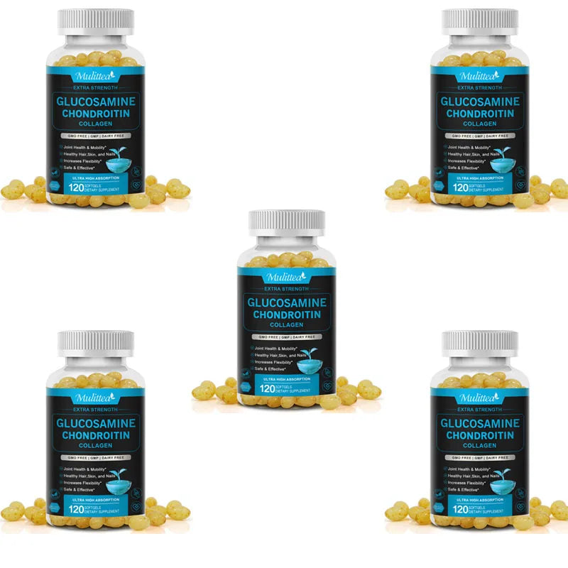 Mulittea Glucosamine Chondroitin for help in Joint & Knee Pain . Improves Discomfort of Bones and Joint Mobility