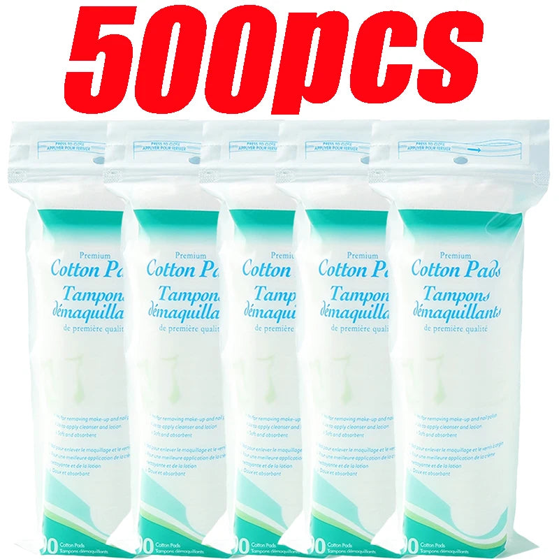 Disposable,Breathable and Non irritating Circular Makeup Remover Pads for Daily Use