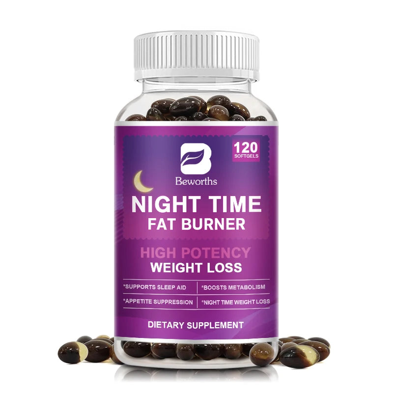 120pcs Night Time Fat Burnner Capsule for Women and Men . Lose Weight and Manage your detox Fat Burners.