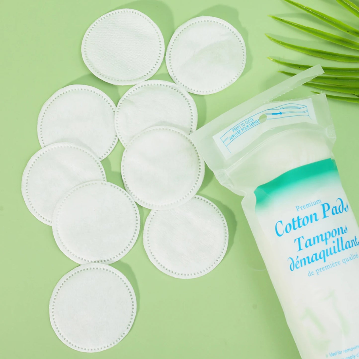 Disposable,Breathable and Non irritating Circular Makeup Remover Pads for Daily Use