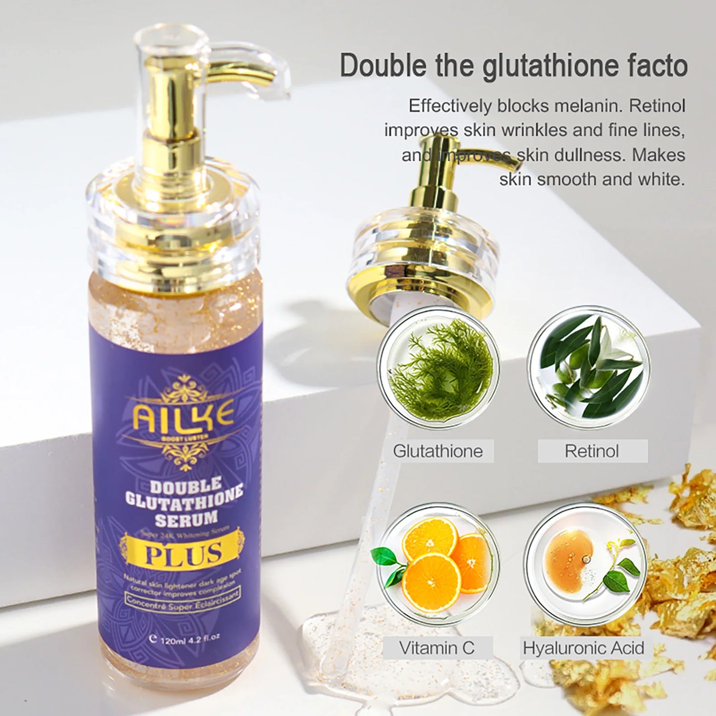 Glutathione Whitening Cream with Advanced Lightening Lotion. Glowing Cream  to reduce dark spots and even skin tones for all skin types