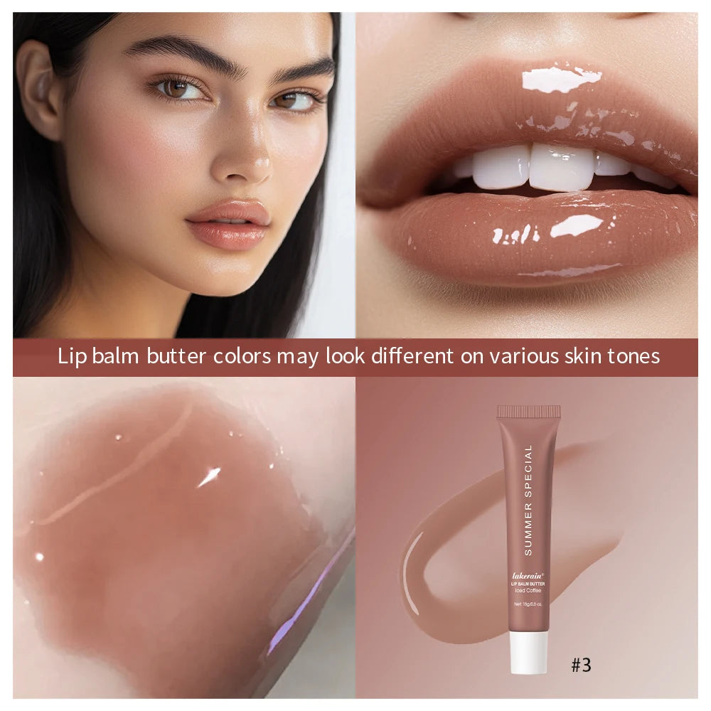 Lip Balm Set with Deep Moisturizing Lip Glaze . Smoothing Color with Long Lasting ,Nourishing Lip Care. 4 Colors