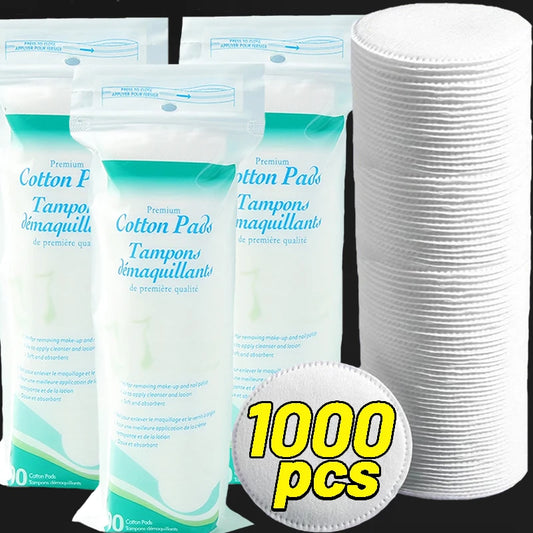 Disposable,Breathable and Non irritating Circular Makeup Remover Pads for Daily Use