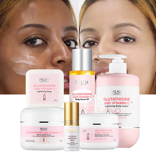 Black Spots Facial Skin Care Lotion. Moisturizing and Lightening Body Cream with  Glutathion ,