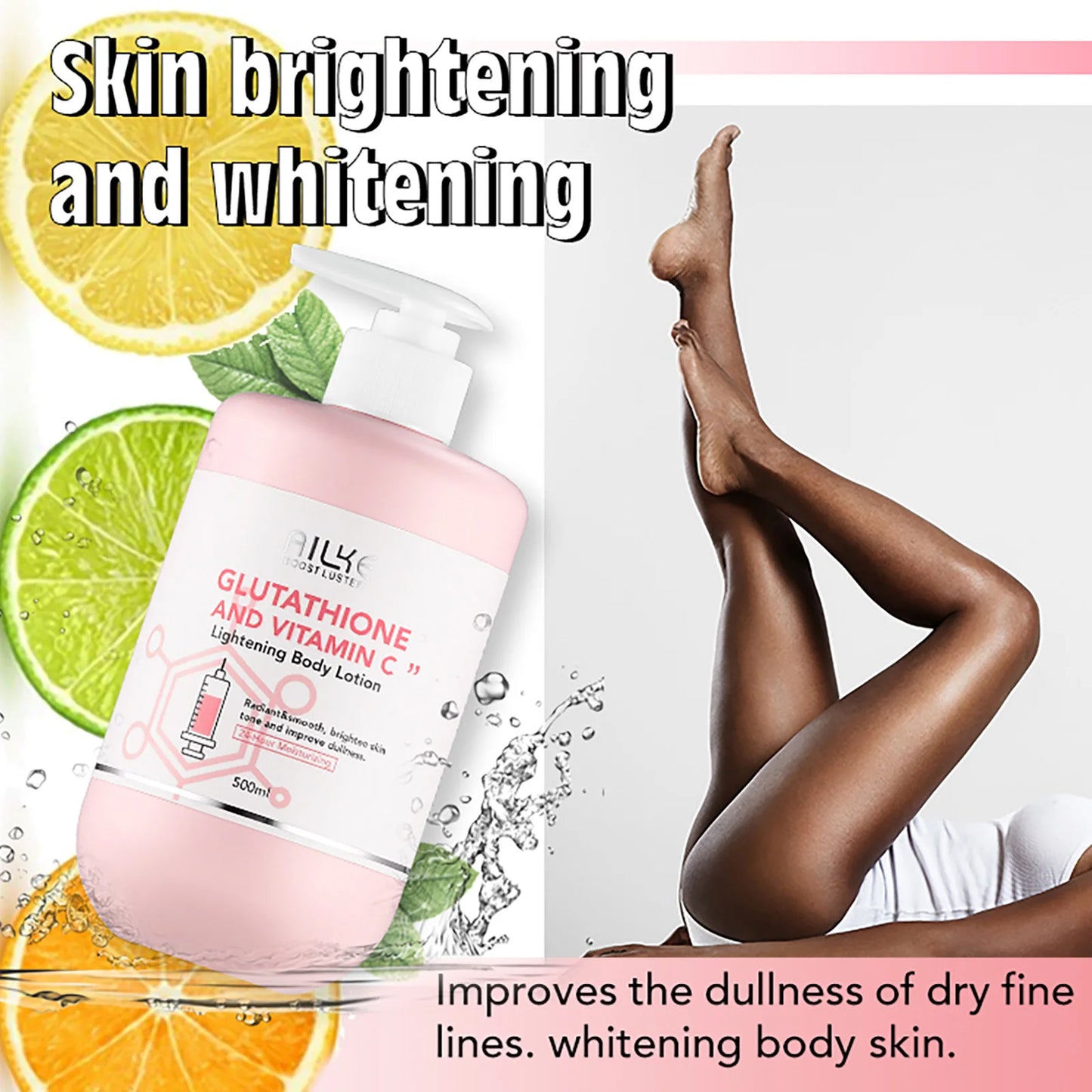 Black Spots Facial Skin Care Lotion. Moisturizing and Lightening Body Cream with  Glutathion ,