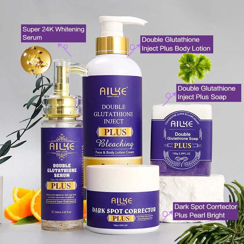 Glutathione Whitening Cream with Advanced Lightening Lotion. Glowing Cream  to reduce dark spots and even skin tones for all skin types