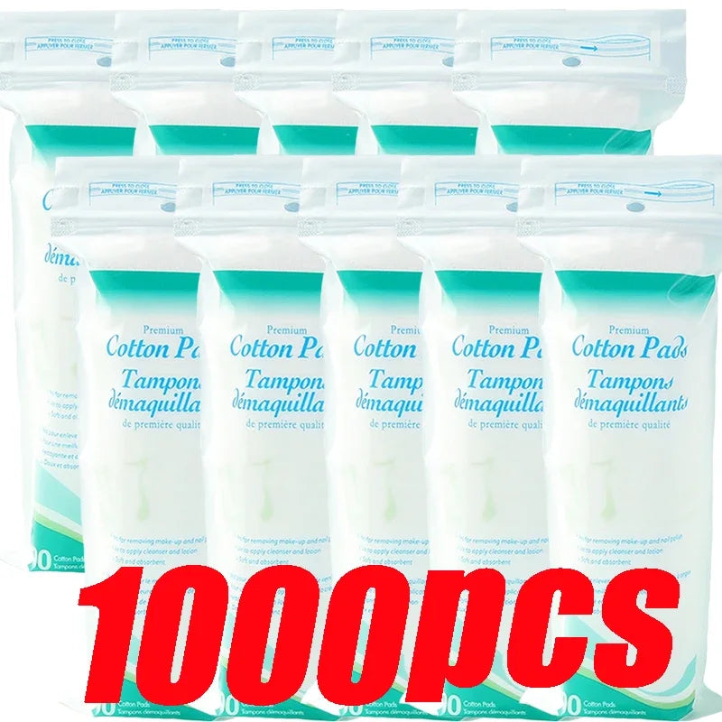 Disposable,Breathable and Non irritating Circular Makeup Remover Pads for Daily Use