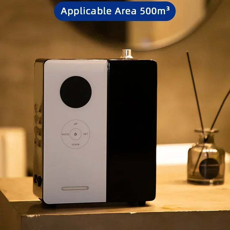 500m³ Hotel Aroma Essential Oil Diffuser Multi Segment Timing Air Freshener Room Fragrance Purifier Scent Machine