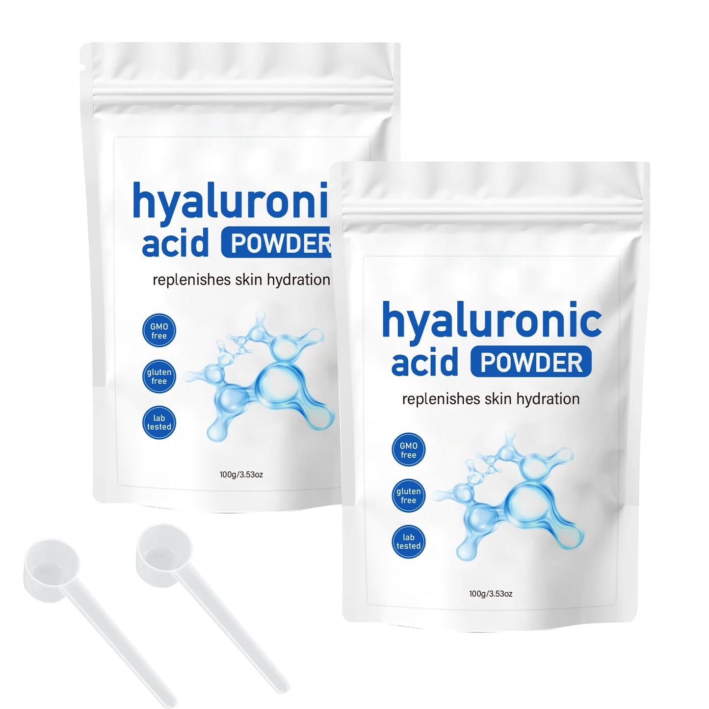 100g Hyaluronic Acid  Powder with Hydrating,  Smoothing , Brightening Mask  to reduce  Wrinkles , Repair Skin