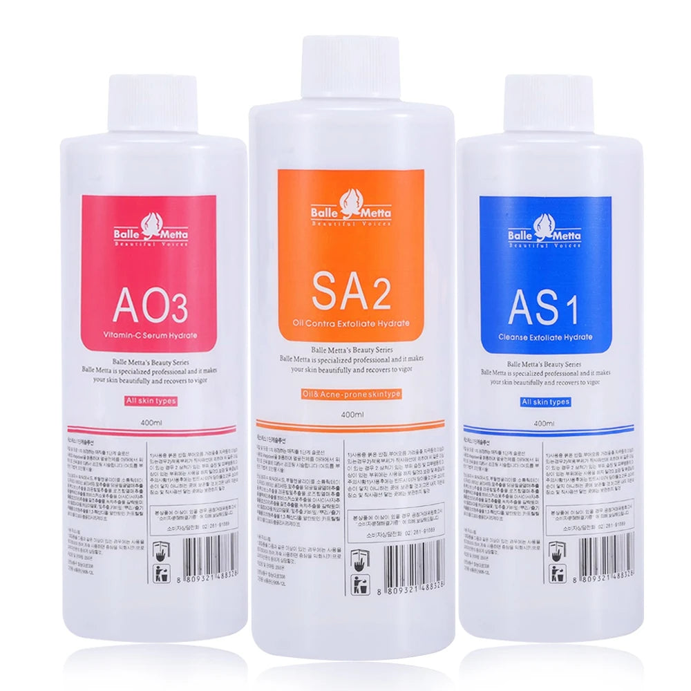 Hydra Liquid Face Serum  with Facial Aqua Peel Solution AS1 SA2 AO3 For  Deep Cleaning Skin Care