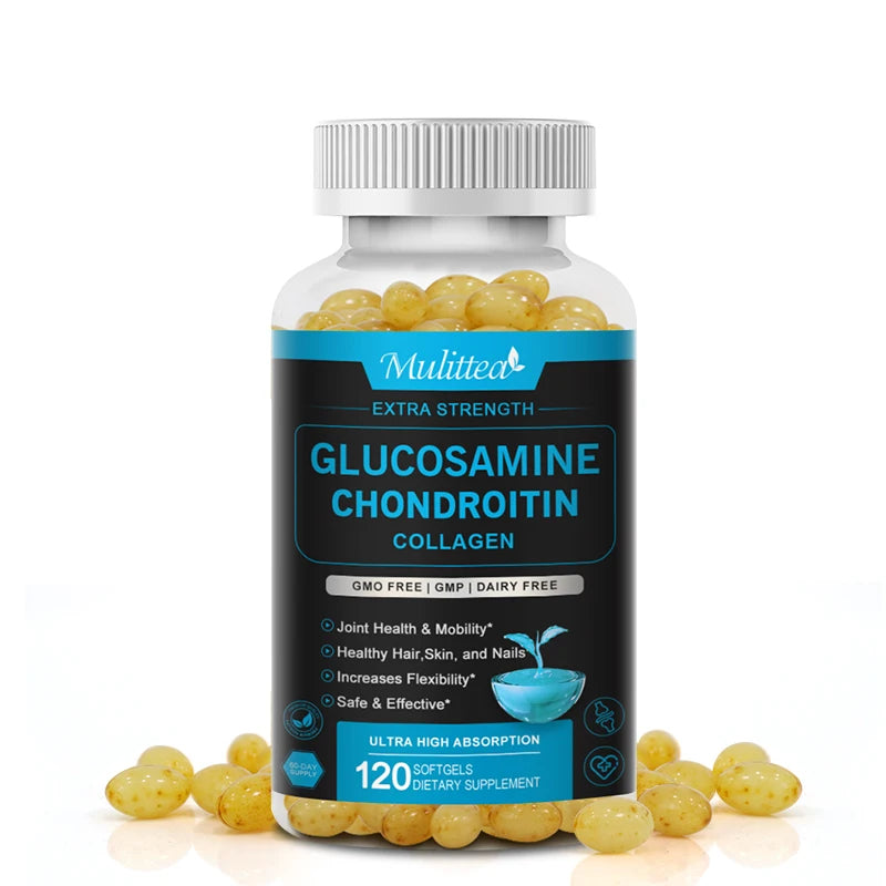 Mulittea Glucosamine Chondroitin for help in Joint & Knee Pain . Improves Discomfort of Bones and  Joint Mobility