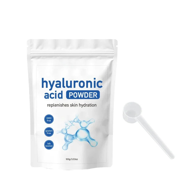 100g Hyaluronic Acid  Powder with Hydrating,  Smoothing , Brightening Mask  to reduce  Wrinkles , Repair Skin