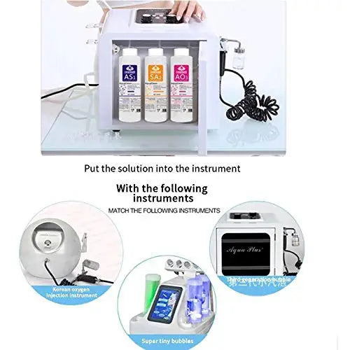 Hydra Liquid Face Serum  with Facial Aqua Peel Solution AS1 SA2 AO3 For  Deep Cleaning Skin Care