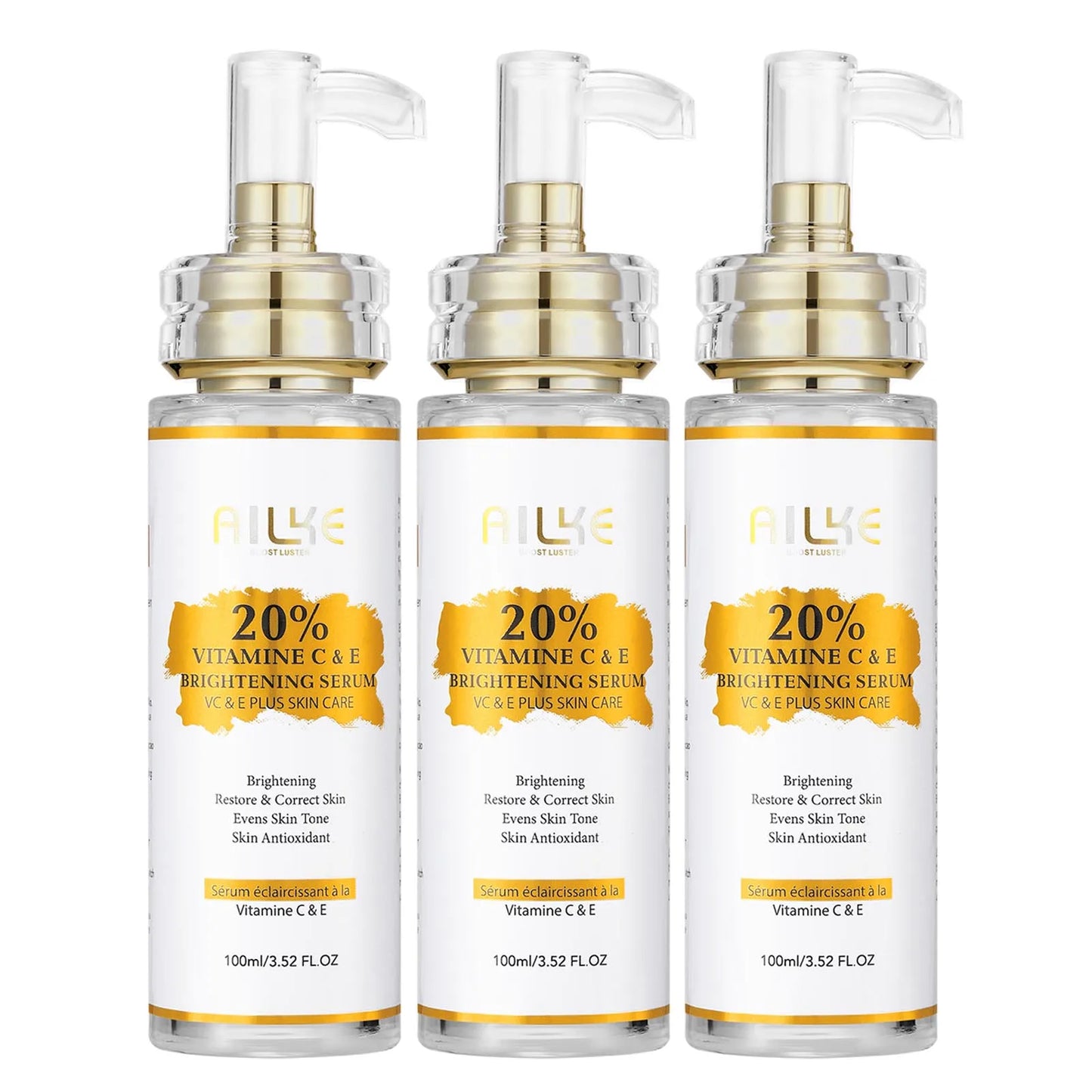 Vitamin C Whitening Serum, Remove Dark Spots, Moisturizing, Anti-Aging & Wrinkle, and Beauty Skin Care Cosmetics