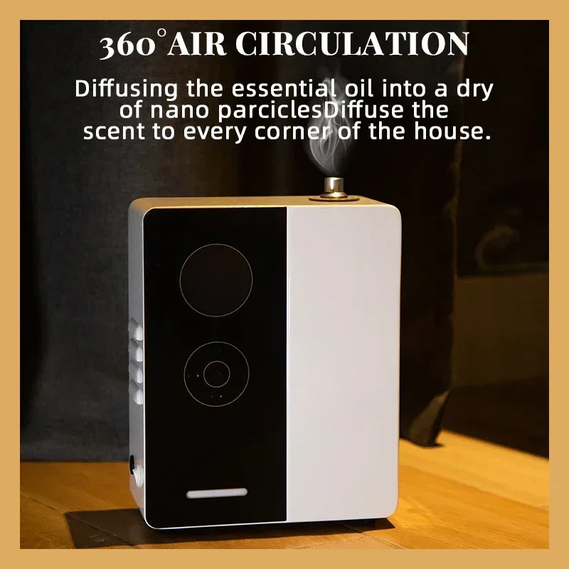 500m³ Hotel Aroma Essential Oil Diffuser Multi Segment Timing Air Freshener Room Fragrance Purifier Scent Machine
